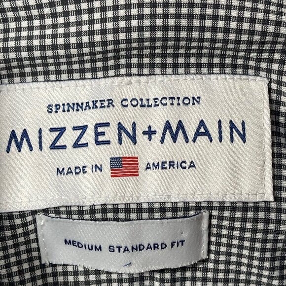 Mizzen+Main Spinnaker Collection Mens Medium Standard Fit Button-Up Shirt - Picture 6 of 7